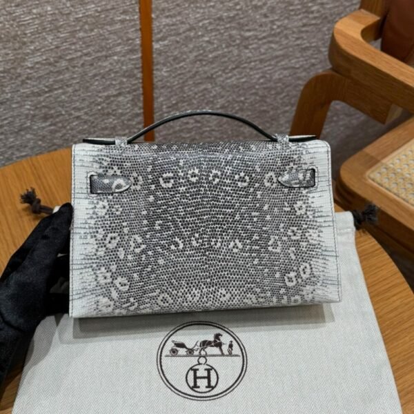 HM HRMS For Women Handbags Shoulder bags Kelly Pochette 100% Lizard