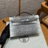 HM HRMS For Women Handbags Shoulder bags Kelly Pochette 100% Lizard