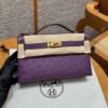HM HRMS For Women Handbags Shoulder bags Kelly Pochette 100% KK ostrich