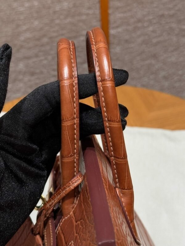 HM HRMS For Women Handbags Shoulder bags 100% Alligator Birkin 25