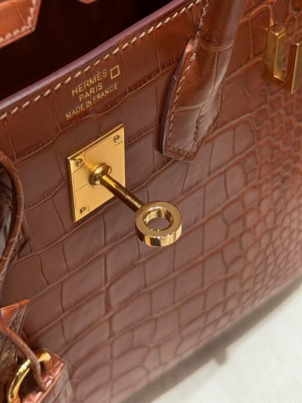 HM HRMS For Women Handbags Shoulder bags 100% Alligator Birkin 25