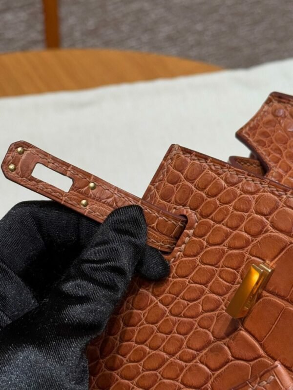 HM HRMS For Women Handbags Shoulder bags 100% Alligator Birkin 25