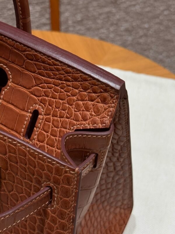 HM HRMS For Women Handbags Shoulder bags 100% Alligator Birkin 25