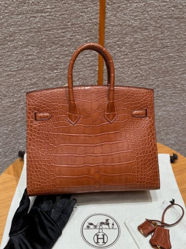 HM HRMS For Women Handbags Shoulder bags 100% Alligator Birkin 25