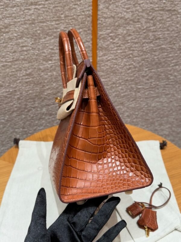 HM HRMS For Women Handbags Shoulder bags 100% Alligator Birkin 25