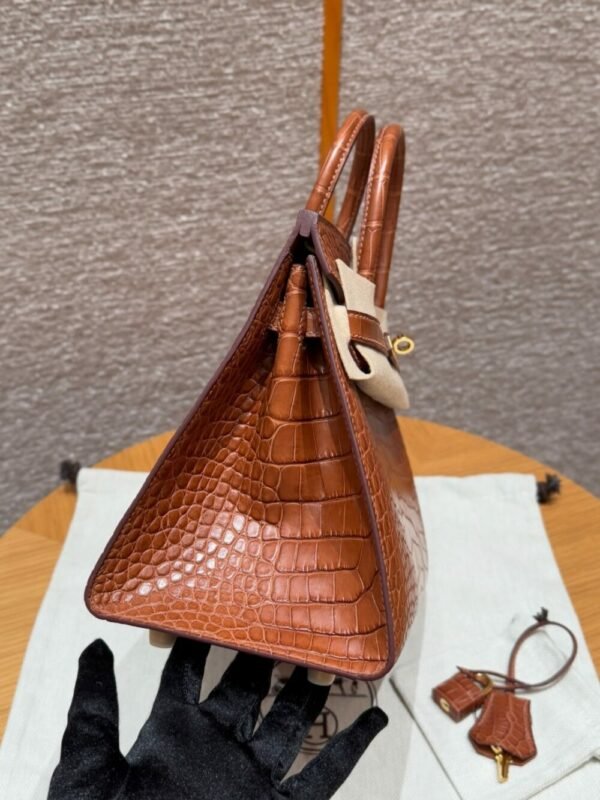 HM HRMS For Women Handbags Shoulder bags 100% Alligator Birkin 25