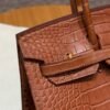 HM HRMS For Women Handbags Shoulder bags 100% Alligator Birkin 25