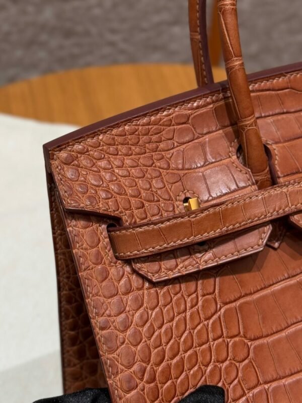 HM HRMS For Women Handbags Shoulder bags 100% Alligator Birkin 25
