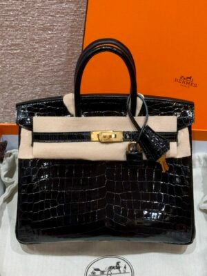 HM HRMS For Women Handbags Shoulder bags 100% Niloticus Birkin 25