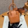 HM HRMS For Women Handbags Shoulder bags 100% KK ostrich Mini Lindy