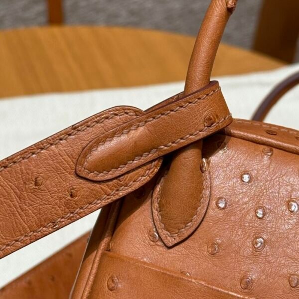 HM HRMS For Women Handbags Shoulder bags 100% KK ostrich Mini Lindy