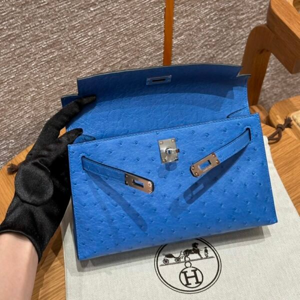 HM HRMS For Women Handbags Shoulder bags Kelly Pochette 100% KK ostrich