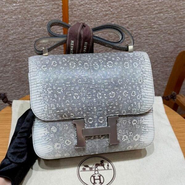 HM HRMS For Women Handbags Shoulder bags 100% lizard Constance 25