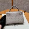 HM HRMS For Women Handbags Shoulder bags 100% KK ostrich mini kelly