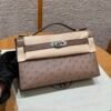 HM HRMS For Women Handbags Shoulder bags 100% KK ostrich Kelly Pochette