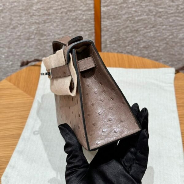 HM HRMS For Women Handbags Shoulder bags 100% KK ostrich Kelly Pochette