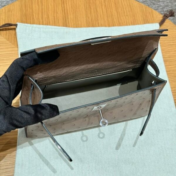 HM HRMS For Women Handbags Shoulder bags 100% KK ostrich Kelly Pochette