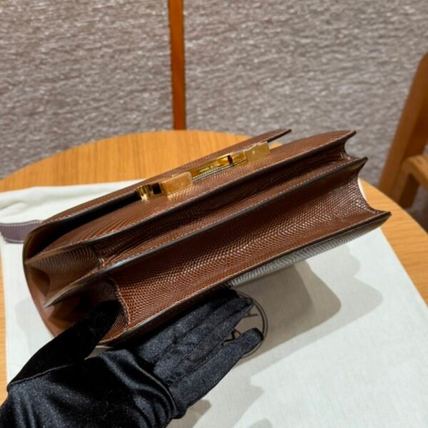 HM HRMS For Women Handbags Shoulder bags 100% lizard Constance 