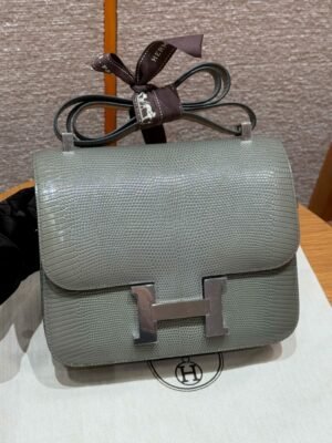 HM HRMS For Women Handbags Shoulder bags 100% Lizard Constance