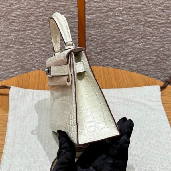 HM HRMS For Women Handbags Shoulder bags 100% alligator mini Kelly