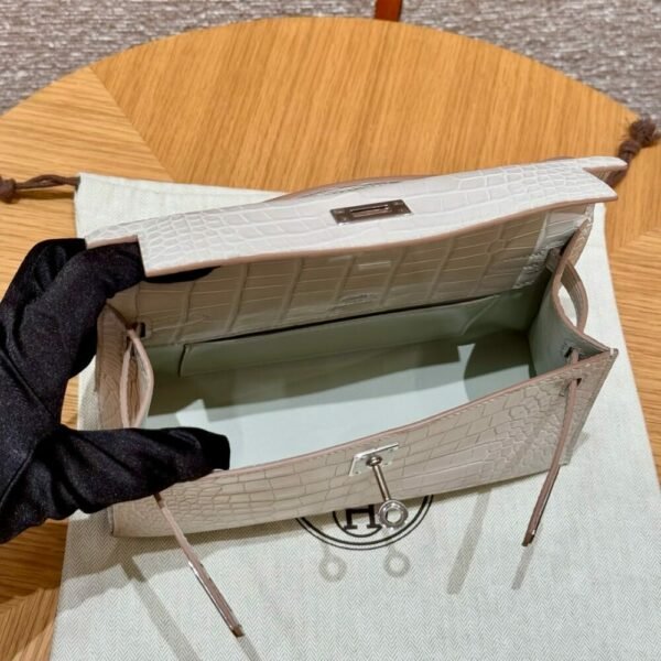 HM HRMS For Women Handbags Shoulder bags 100% alligator kelly Pochette 1