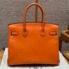 HM HRMS For Women Handbags Shoulder bags 100% KK ostrich Birkin 30