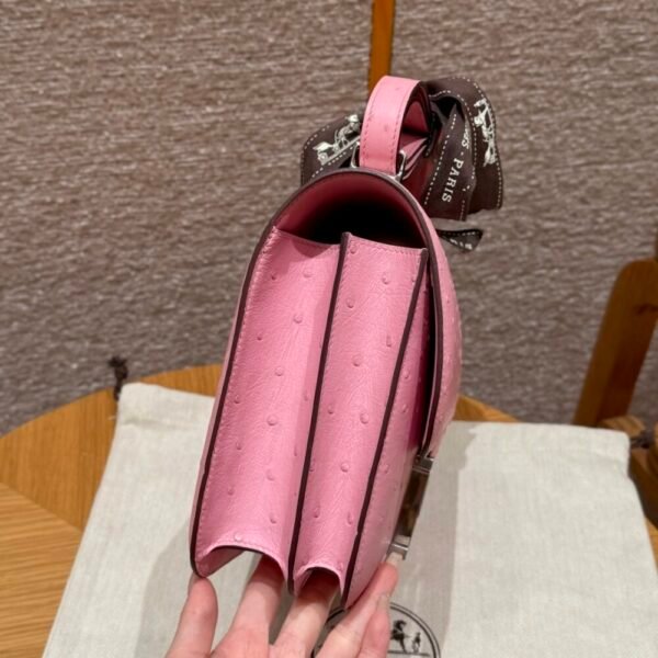 HM HRMS For Women Handbags Shoulder bags 100% KK ostrich Constance