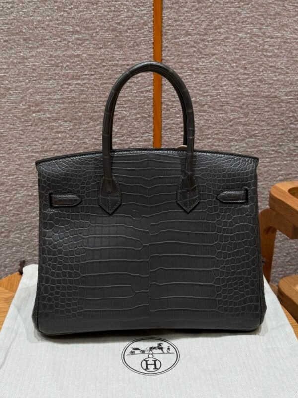 HM HRMS For Women Handbags Shoulder bags 100% Porosus Birkin 30