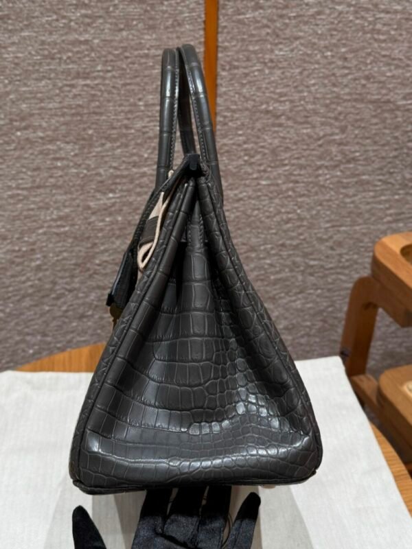 HM HRMS For Women Handbags Shoulder bags 100% Porosus Birkin 30