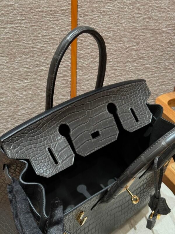 HM HRMS For Women Handbags Shoulder bags 100% Porosus Birkin 30