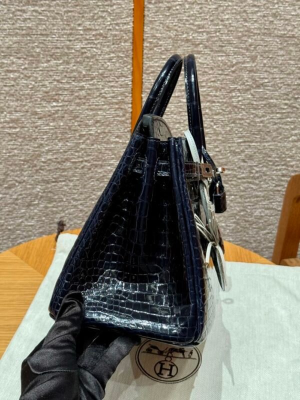 HM HRMS For Women Handbags Shoulder bags 100% Porosus Crocodile Birkin 25