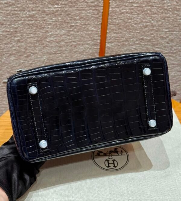 HM HRMS For Women Handbags Shoulder bags 100% Porosus Crocodile Birkin 25