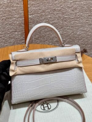 HM HRMS For Women Handbags Shoulder bags mini kelly 100% alligator