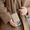 Coach iPhone Case With Wallet And  Strap White -SZK240402