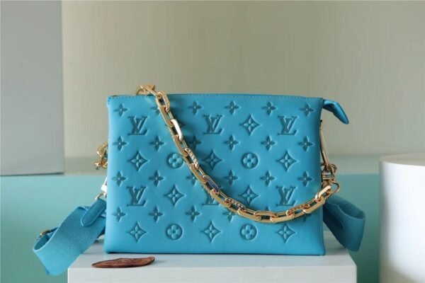 LV Coussin PM Monogram Blue For Women, Women¡¯s Bags, Shoulder And Crossbody Bags 10.2in/26cm LV?