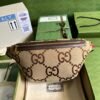 gg Jumbo gg Belt Bag Camel And Ebony Jumbo gg Canvas For Women? 15.3in/39cm gg 696031 UKMDG 2570