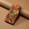 Vintage  Floral seasons Leather Wallet Case  ¨C Boho Chic Protection for iPhone Case