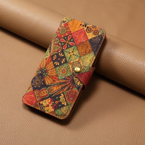 Vintage  Floral seasons Leather Wallet Case  ¨C Boho Chic Protection for iPhone Case