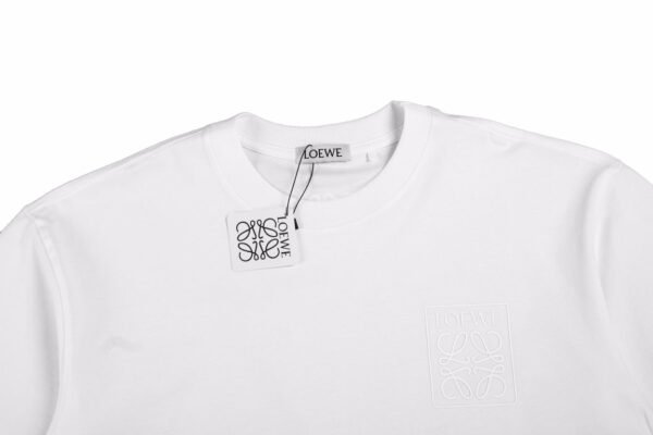 01192dc5 Loewe Embroidered Logo T-Shirt (White)