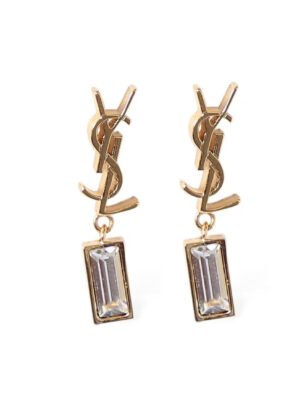 18K Saint Monogram Earrings