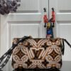 LV LV Crafty Double Zip Pochette Monogram Canvas Caramel/Cream For Women,  Shoulder And Crossbody Bags 7.9in/20cm LV M69488