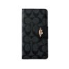 Coach iPhone Case  Leather Flip Case with Card Holder Brown-PTK241622