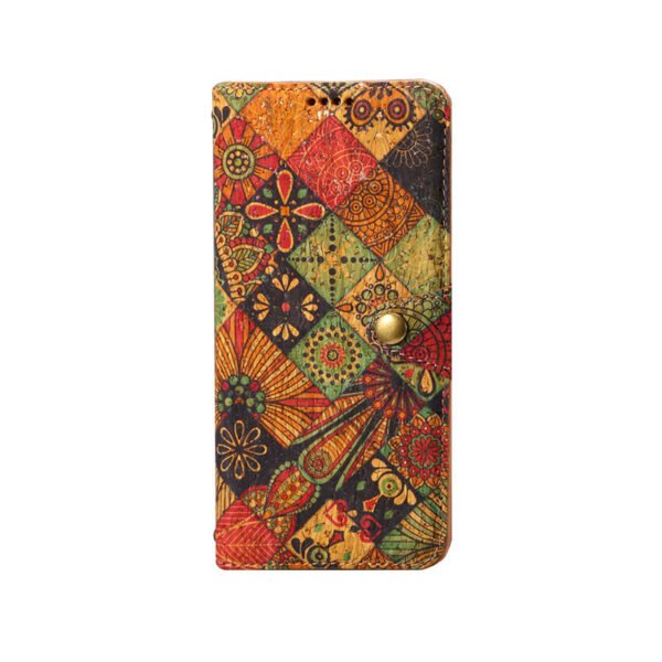Vintage  Floral seasons Leather Wallet Case  ¨C Boho Chic Protection for iPhone Case