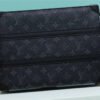 LV Trunk Pouch Monogram Eclipse Canvas Black For Men, Wallet 28cm LV M45937
