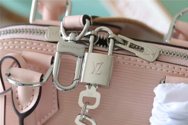 LV Alma BB Epi Quartz White For Women,  Shoulder And Crossbody Bags 23.5cm/9.3in LV