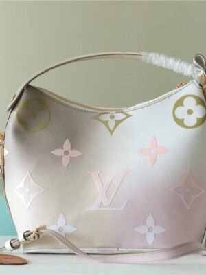 LV Neverfull MM Monogram Canvas Sunset Kaki For Women,  Shoulder and Crossbody Bags 9.4in/24cm LV M59861