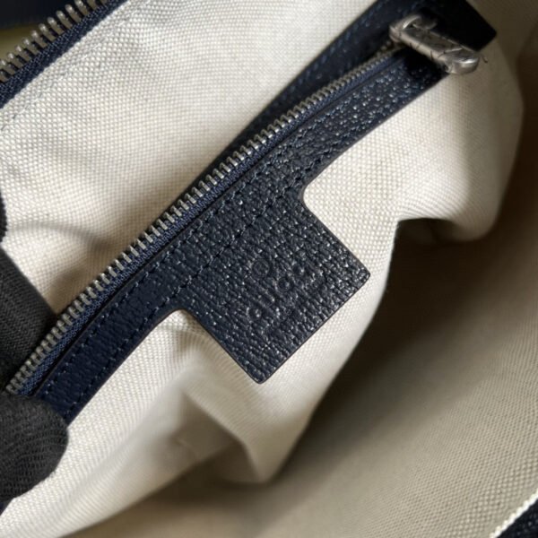 gg Ophidia gg Small Shoulder Bag Beige And Blue gg Supreme Canvas For Women 12in/30cm 598125 2ZGMN 4076