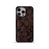 Coach iPhone Case With Card Holder And Strap Dark Brown -SJ240513