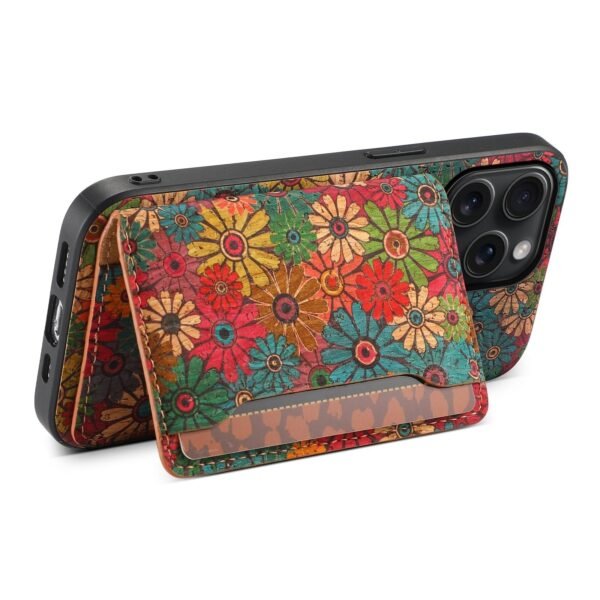 Vintage  Floral seasons Leather Wallet Case  ¨C Boho Chic Protection for iPhone Case
