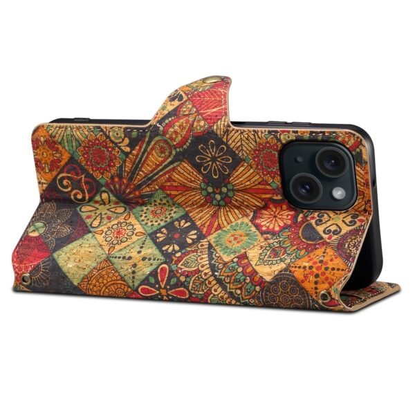 Vintage  Floral seasons Leather Wallet Case  ¨C Boho Chic Protection for iPhone Case